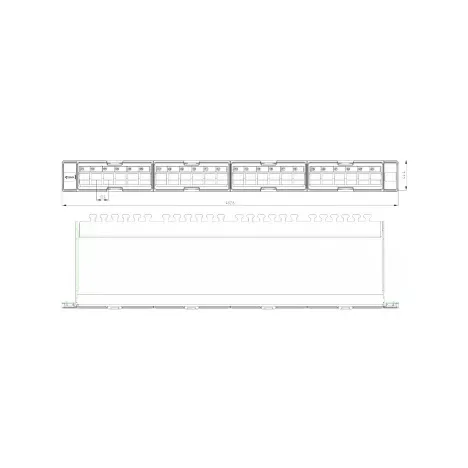 Патч-панель  SNR-UL-1U24-DS