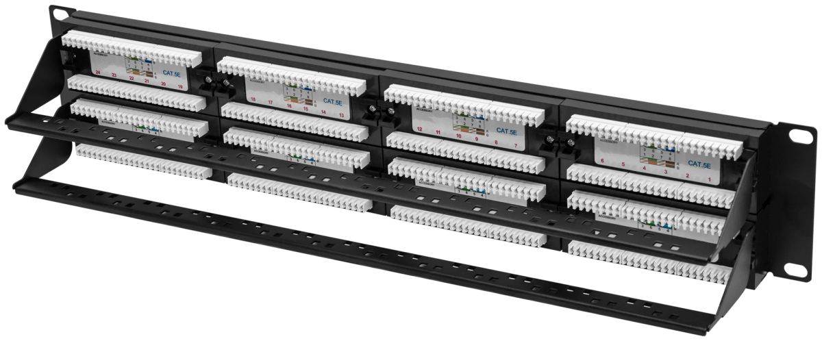 Патч-панель  SNR-UD-2U48-5E-H