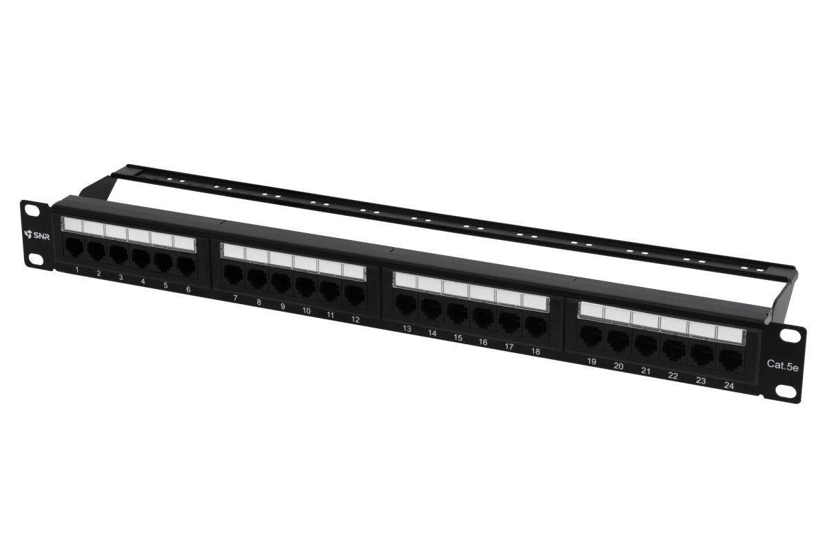 Патч-панель  SNR-UD-1U24-5E-H