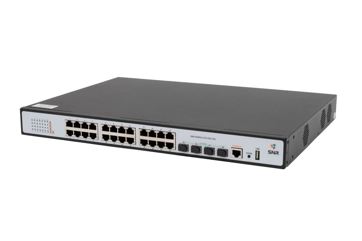 Коммутатор  SNR-S2989G-24TX-POE-2AC