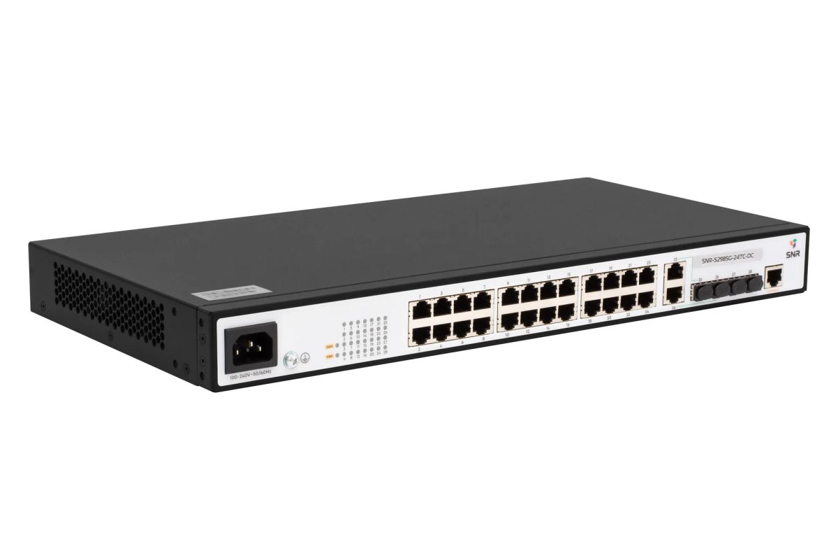 Коммутатор  SNR-S2985G-24TC-DC