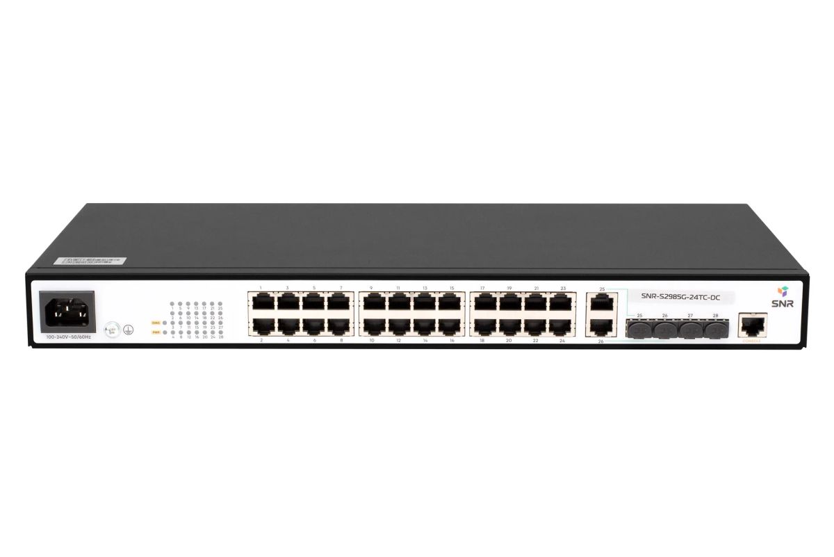 Коммутатор  SNR-S2985G-24TC-DC