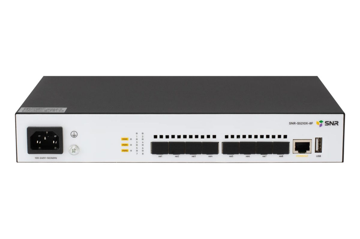 Коммутатор  SNR-S5210X-8F-RPS