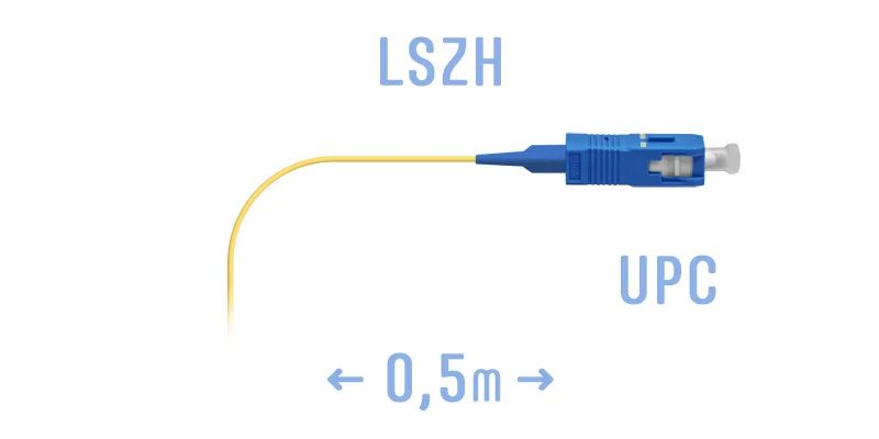 Пигтейл  pigtail SC/UPC SM 0.5 m