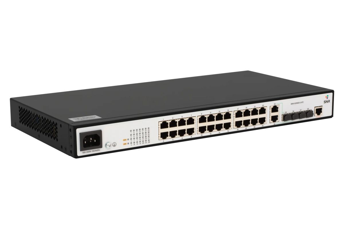 Коммутатор  SNR-S2985G-24TC-RPS