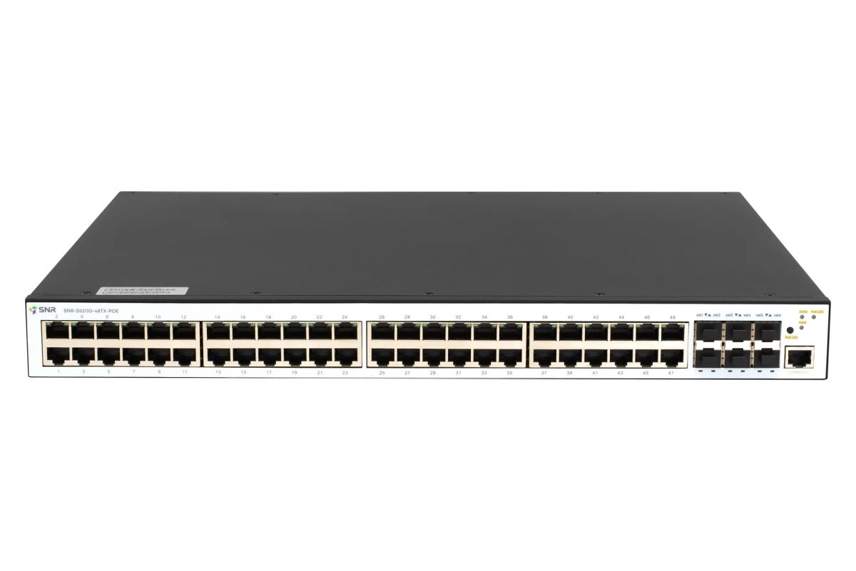 Коммутатор  SNR-S5311G-48TX-POE-2AC