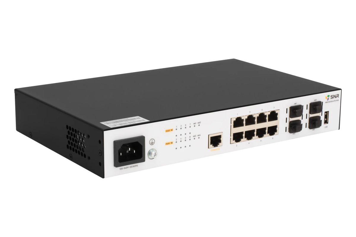 Коммутатор  SNR-S5210G-8TX-POE