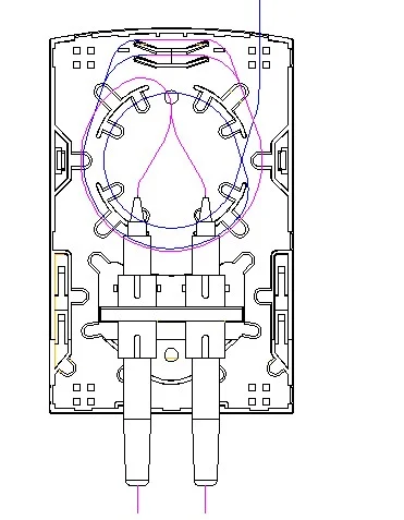 Розетка телекоммуникационная  SNR-FTB-02F