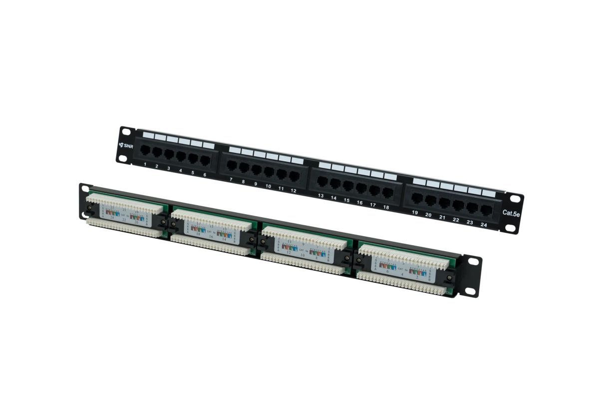 Патч-панель  SNR-UD-1U24-5E-H-LC