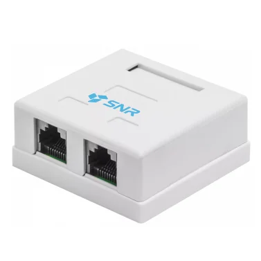 Розетка телекоммуникационная  SNR-C5E-WO2