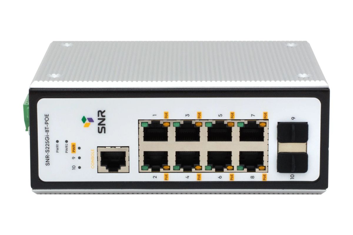 Коммутатор  SNR-S225Gi-8T-POE