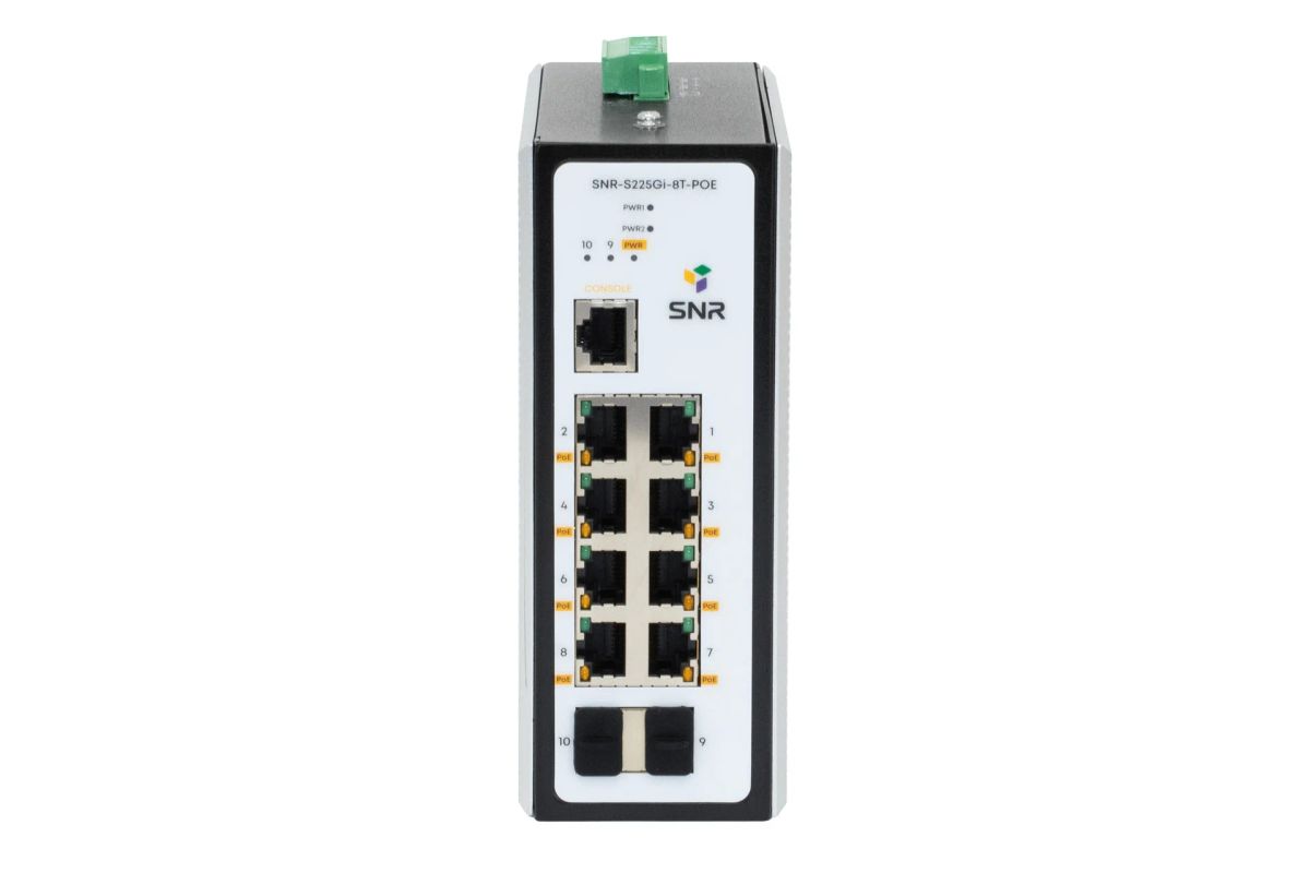 Коммутатор  SNR-S225Gi-8T-POE