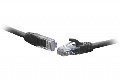 Патч-корд  SNR-UU4-5E-030-LST-BK