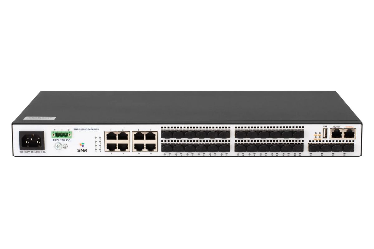 Коммутатор  SNR-S2995G-24FX-UPS