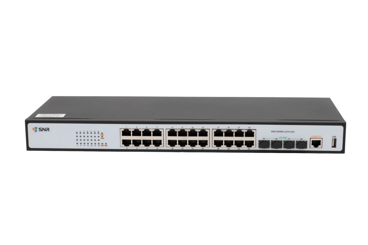 Коммутатор  SNR-S2989G-24TX-2AC