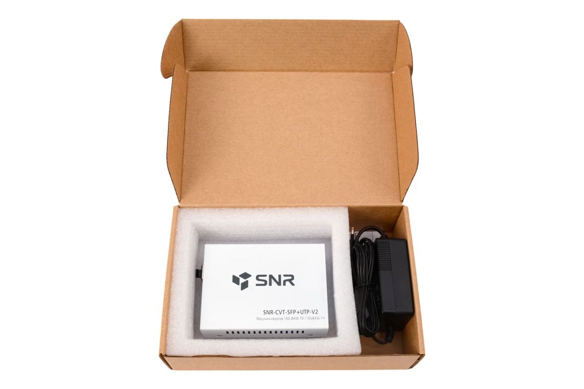 Медиаконвертер  SNR-CVT-SFP+UTP-V2