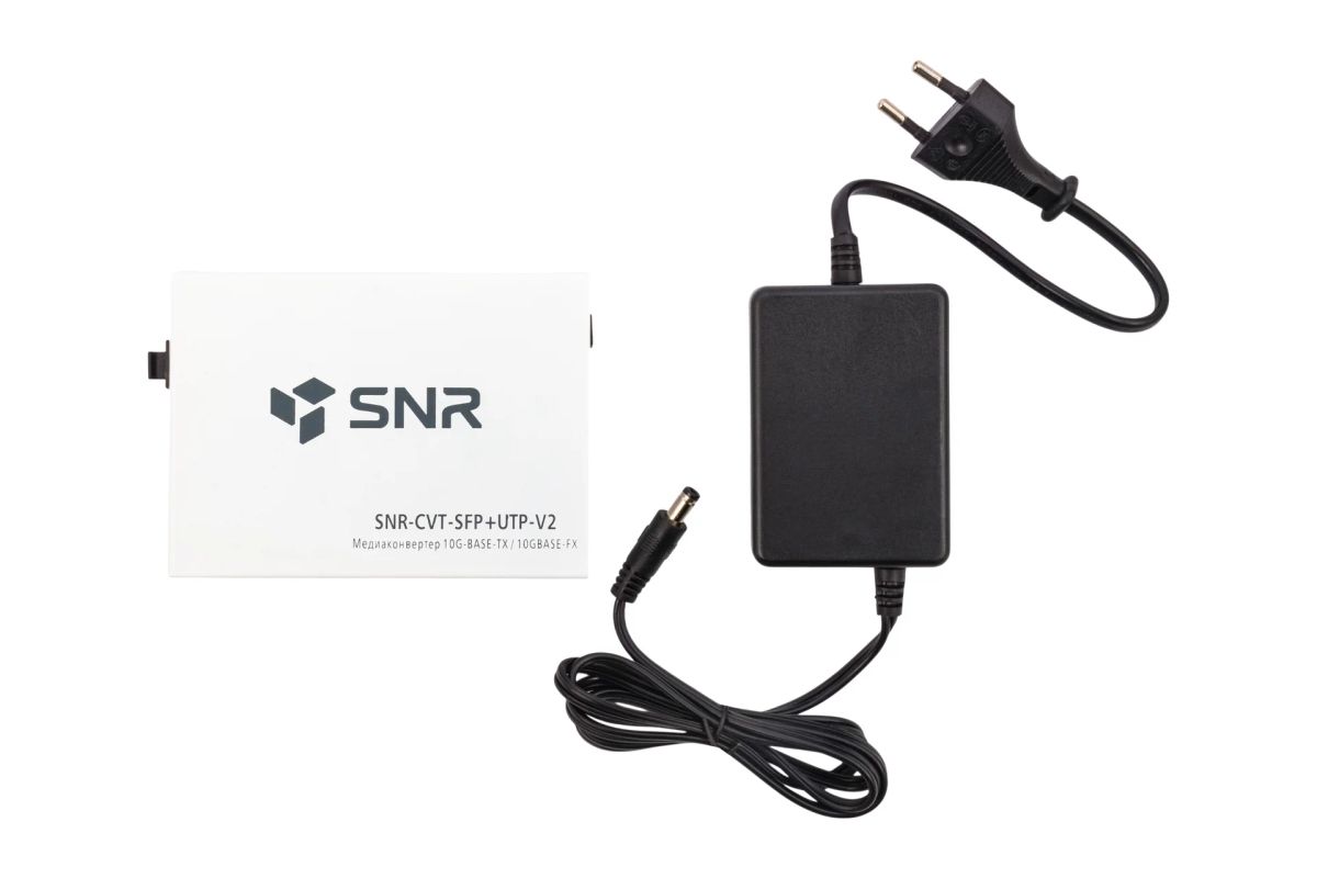 Медиаконвертер  SNR-CVT-SFP+UTP-V2