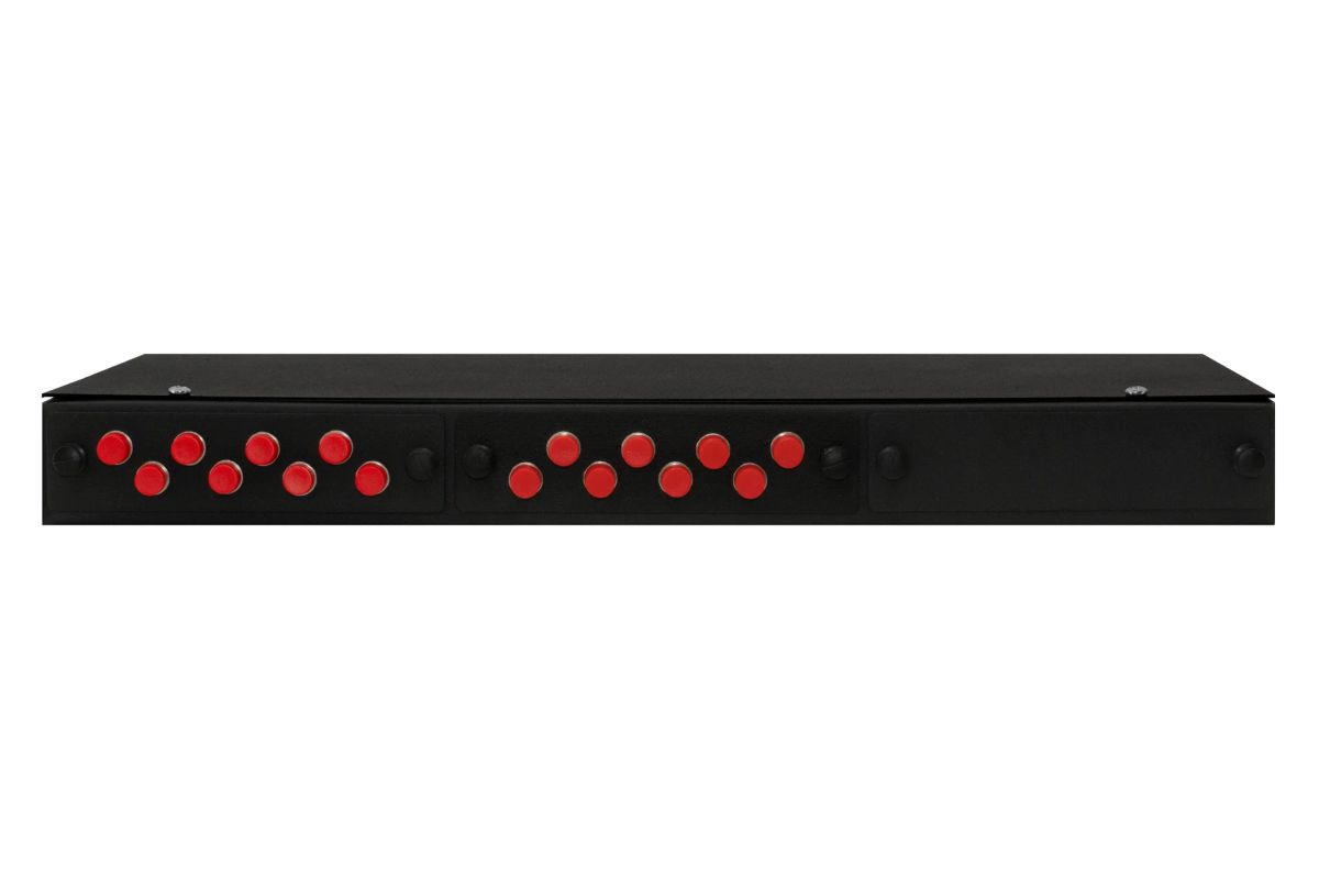 Кросс оптический  SNR-ODF-24R-16FC-P-BK