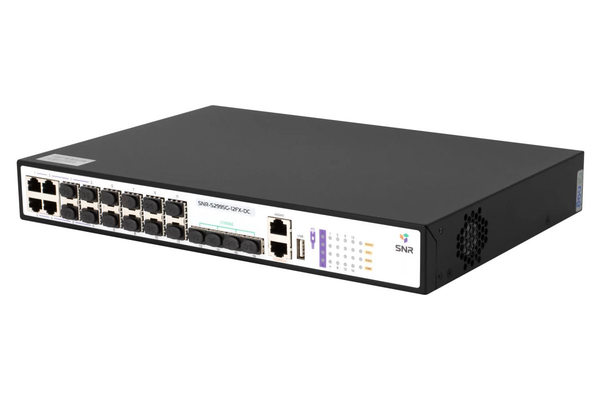 Коммутатор  SNR-S2995G-12FX-DC