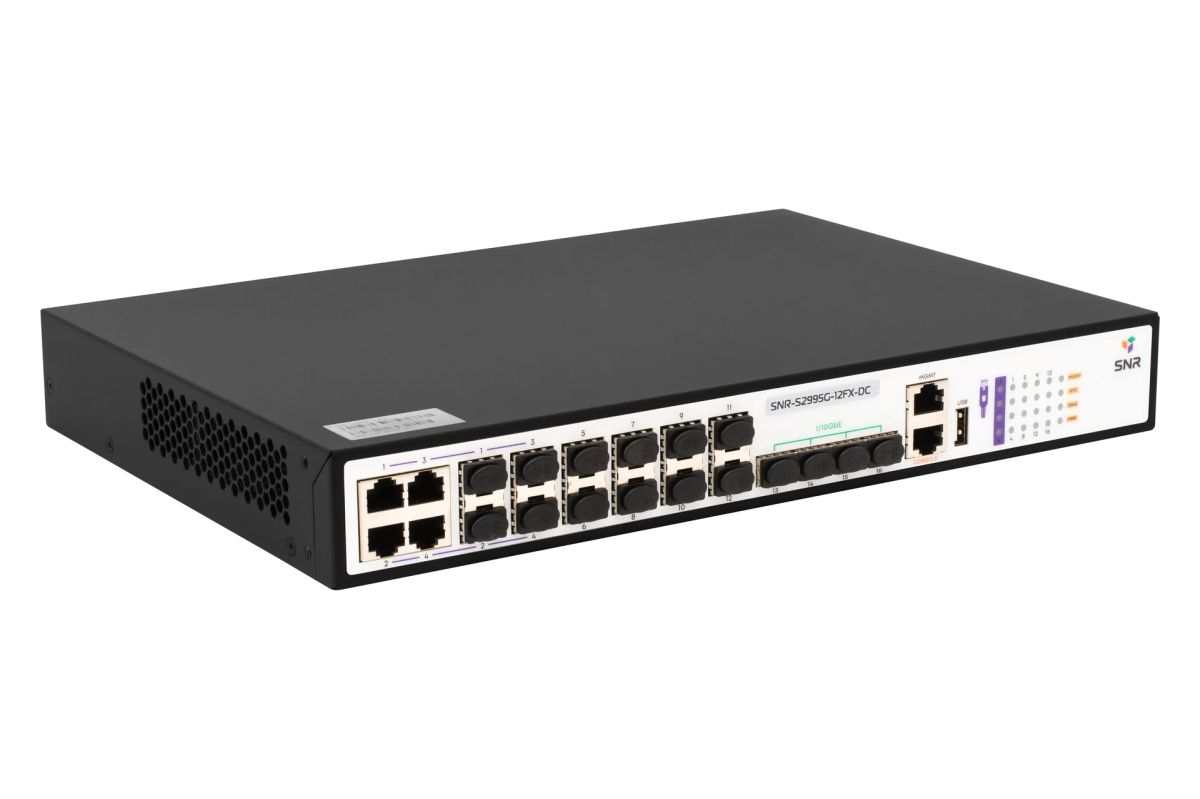 Коммутатор  SNR-S2995G-12FX-DC