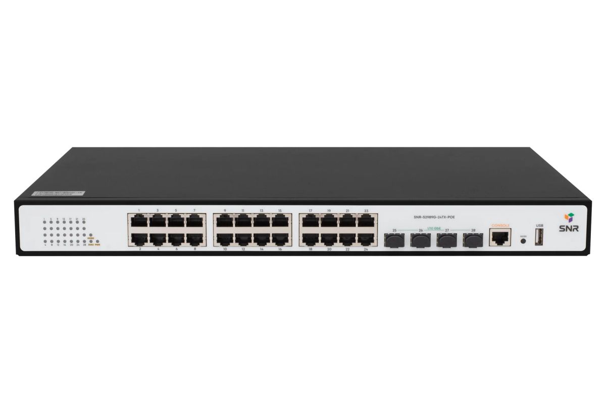 Коммутатор  SNR-S2989G-24TX-POE