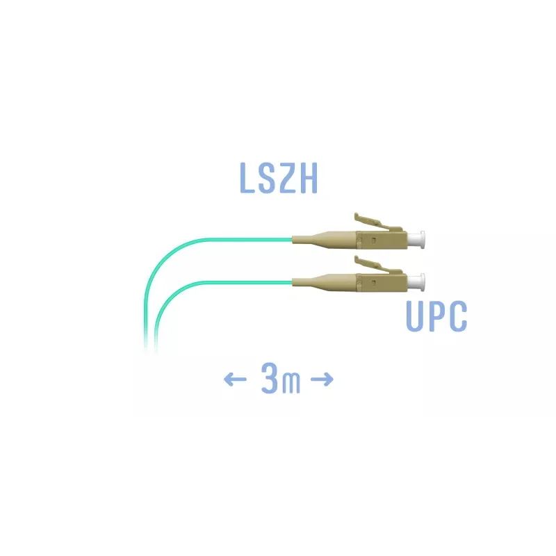 Патч-корд оптический  SNR-PC-LC/UPC-MM-3m (0,9)