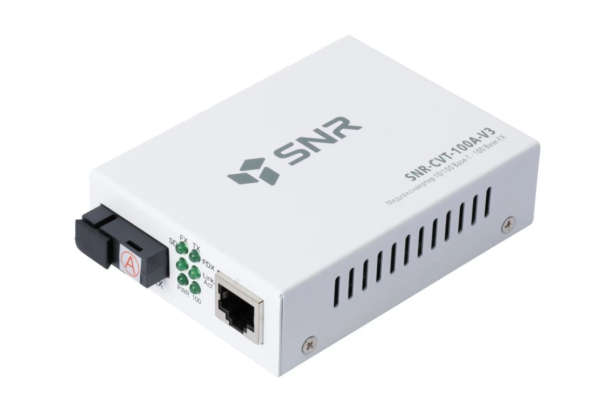Медиаконвертер  SNR-CVT-100A-V3