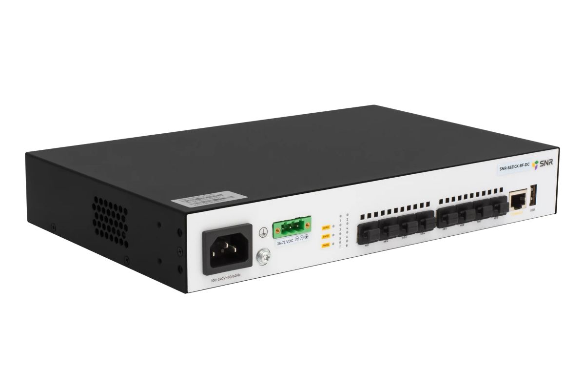 Коммутатор  SNR-S5210X-8F-DC
