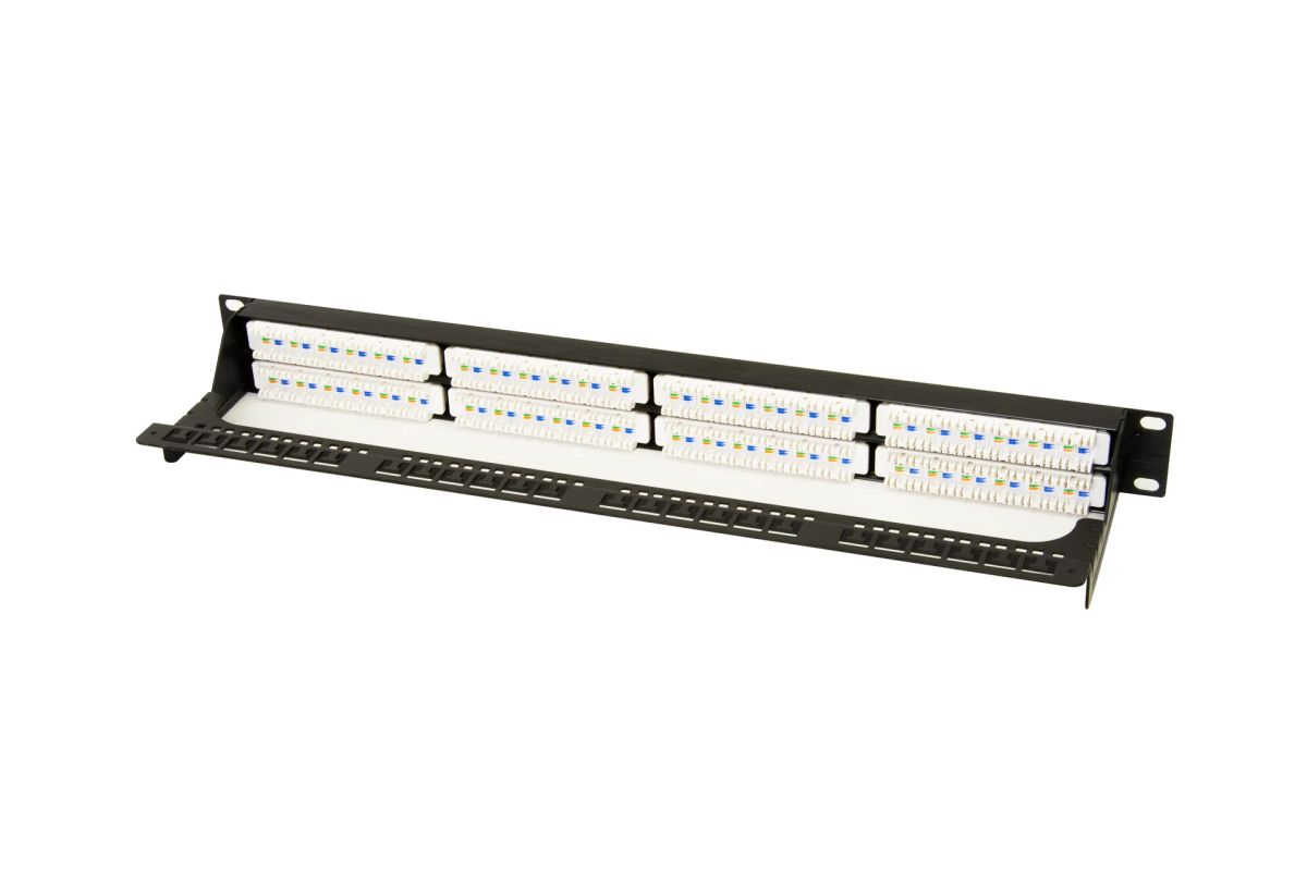 Патч-панель  SNR-UD-1U48-5E-H