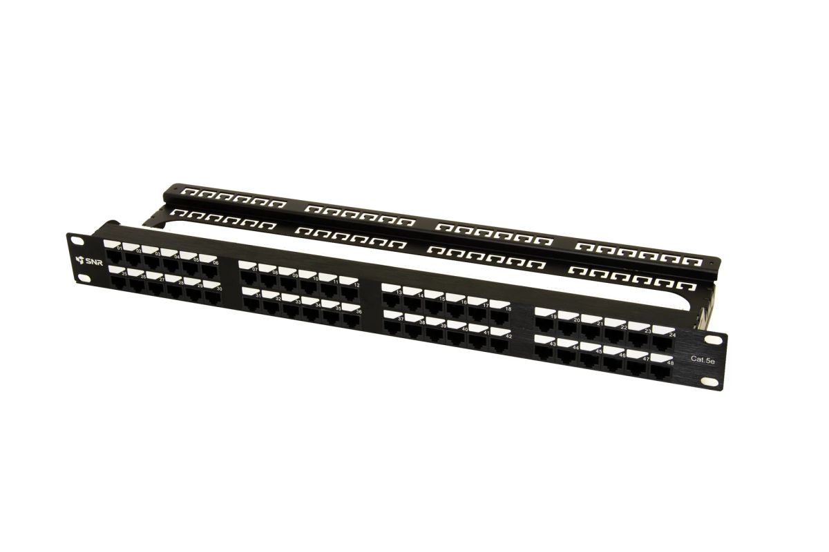 Патч-панель  SNR-UD-1U48-5E-H