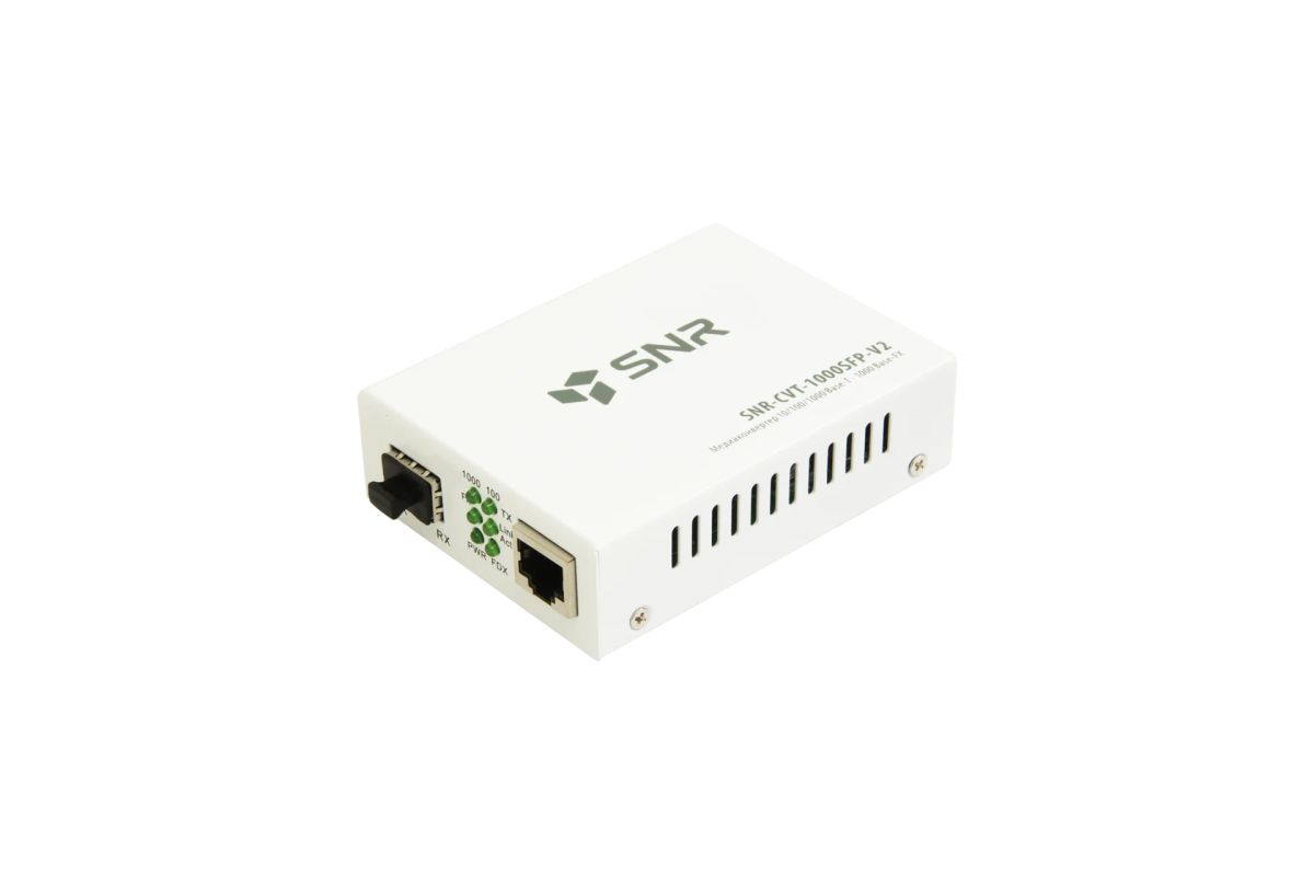 Медиаконвертер  SNR-CVT-1000SFP-V2