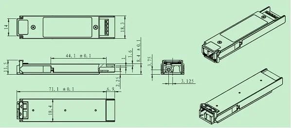 Трансивер  SNR-XFP-W73-40