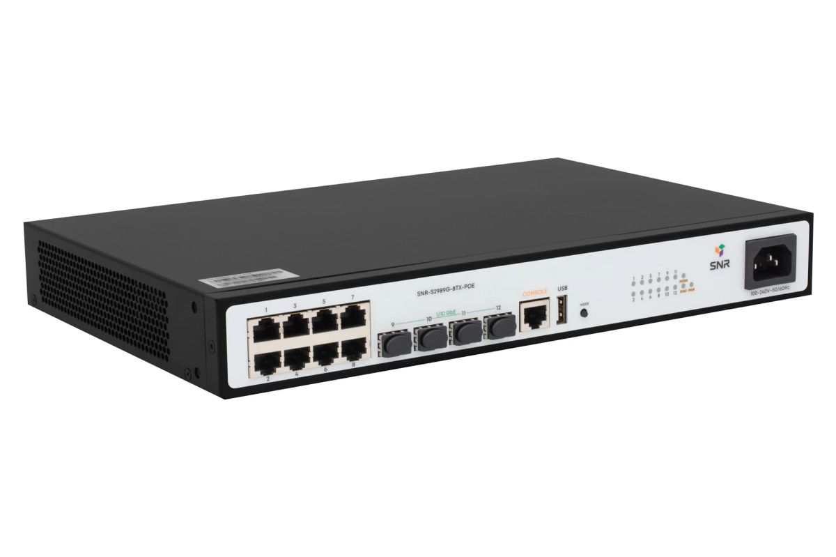 Коммутатор  SNR-S2989G-8TX-POE
