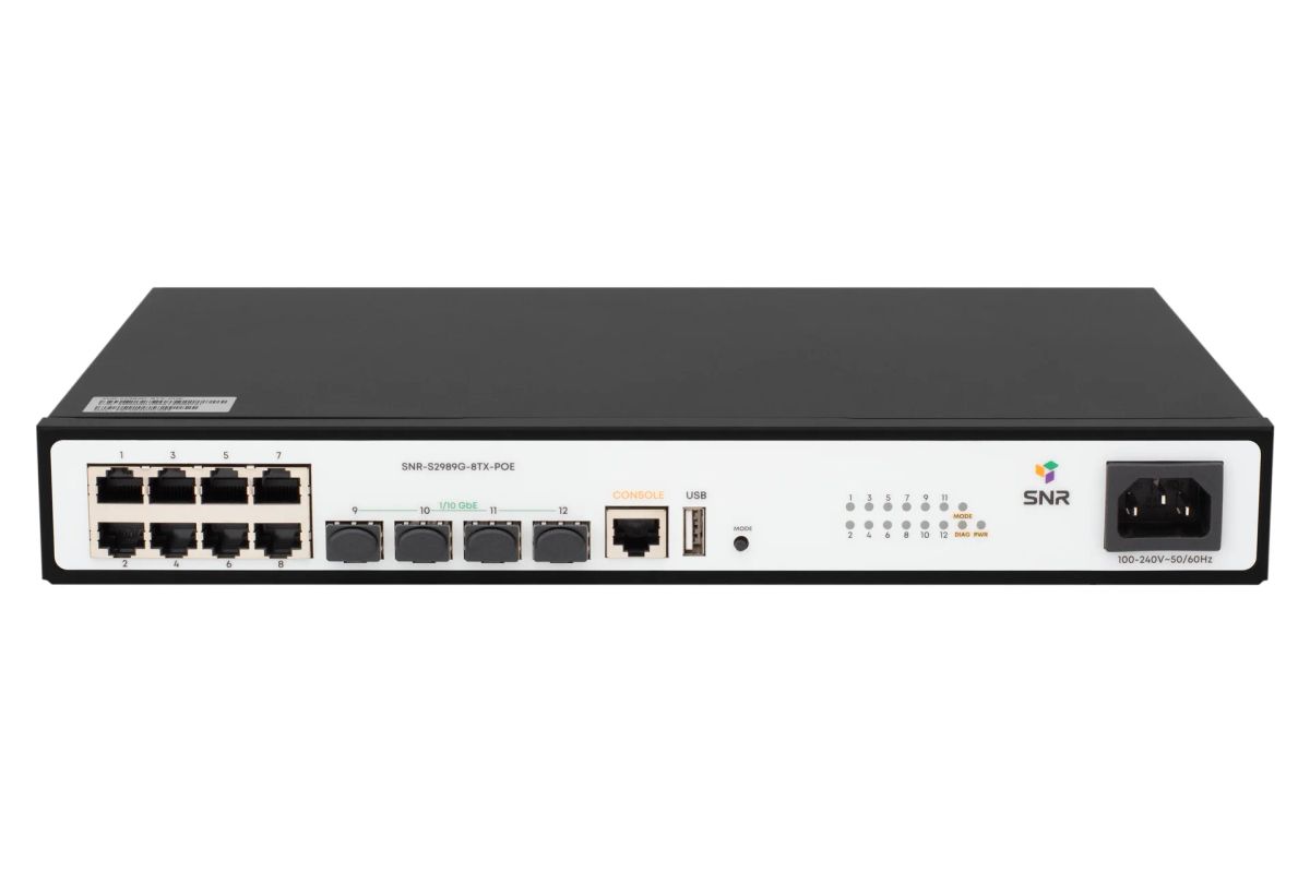 Коммутатор  SNR-S2989G-8TX-POE