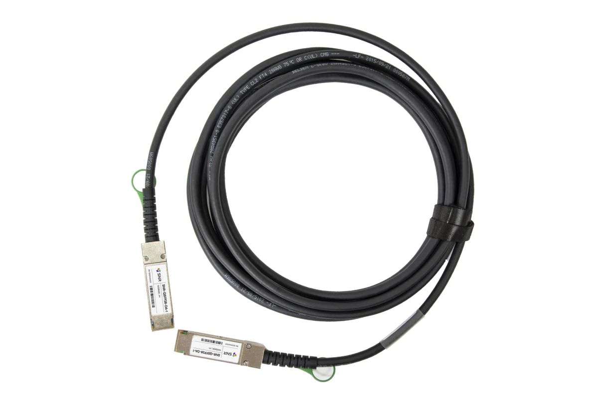 Патч-корд оптический  SNR-QSFP28-DA-1