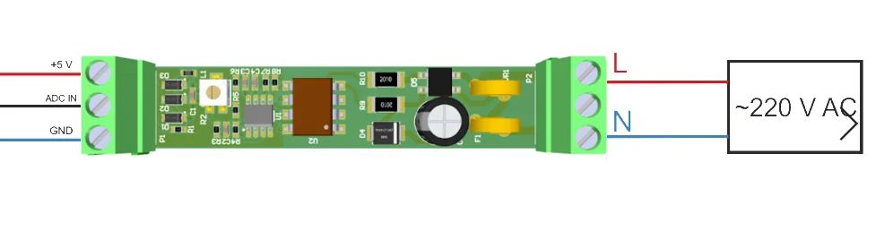 Детектор напряжения  SNR-PHA-DIN-1.0