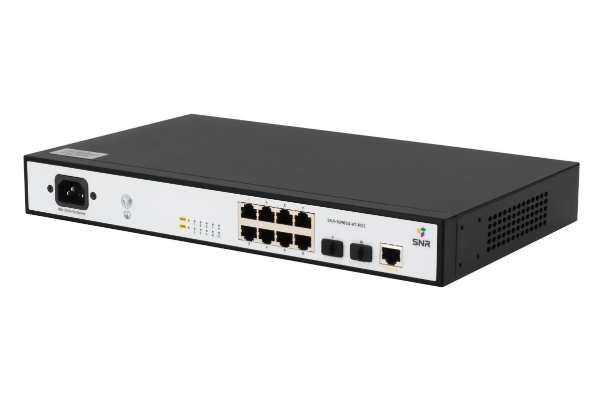 Коммутатор  SNR-S2985G-8T-POE
