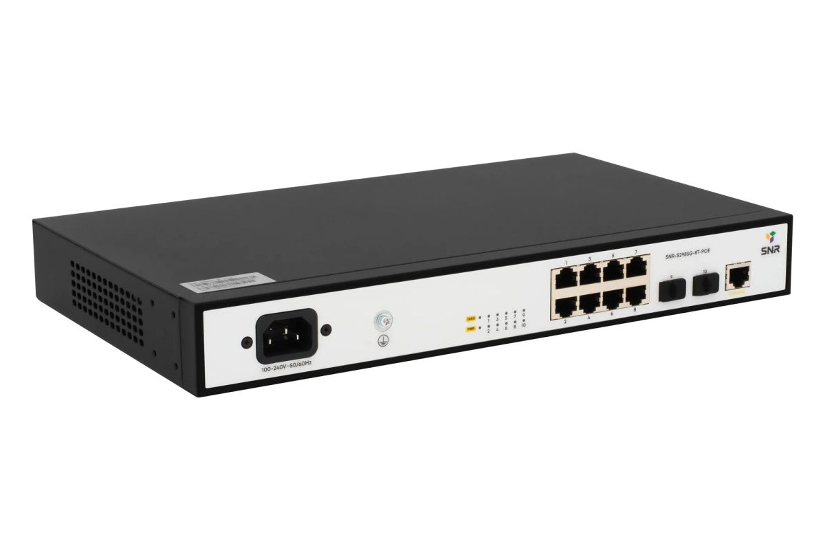 Коммутатор  SNR-S2985G-8T-POE