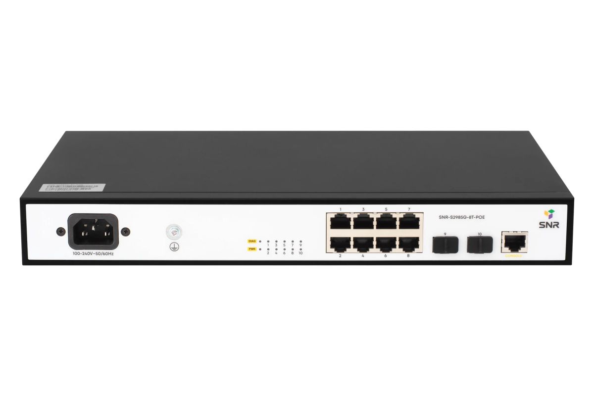 Коммутатор  SNR-S2985G-8T-POE