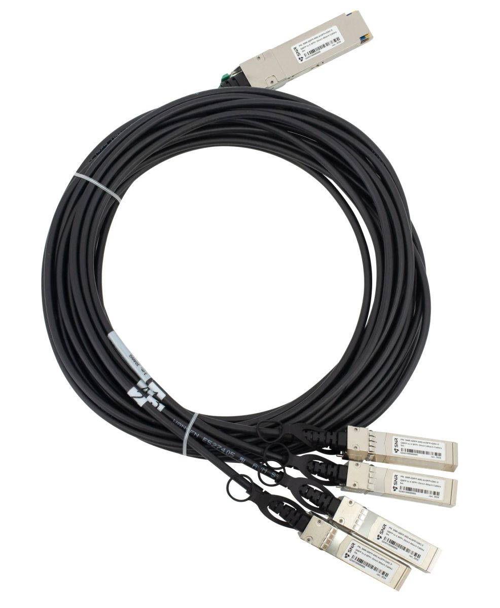 Патч-корд оптический  SNR-QSFP-40G-4xSFP+DAC-3