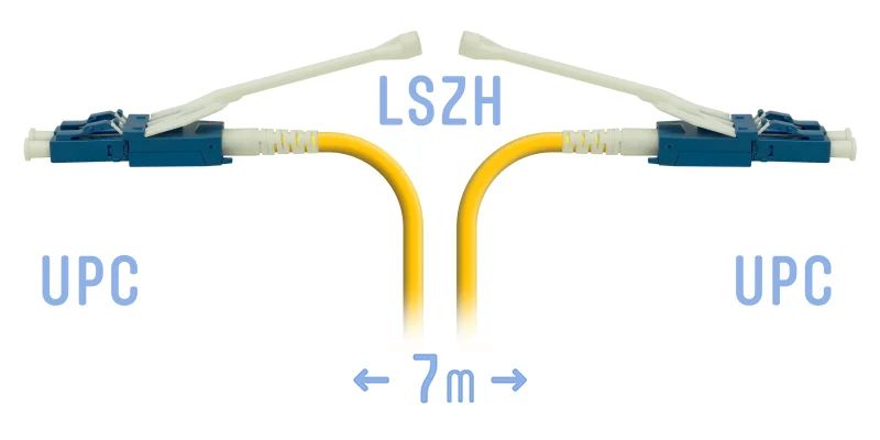 Патч-корд оптический  SNR-PC-LC/UPC-A-DPX-HD-7m