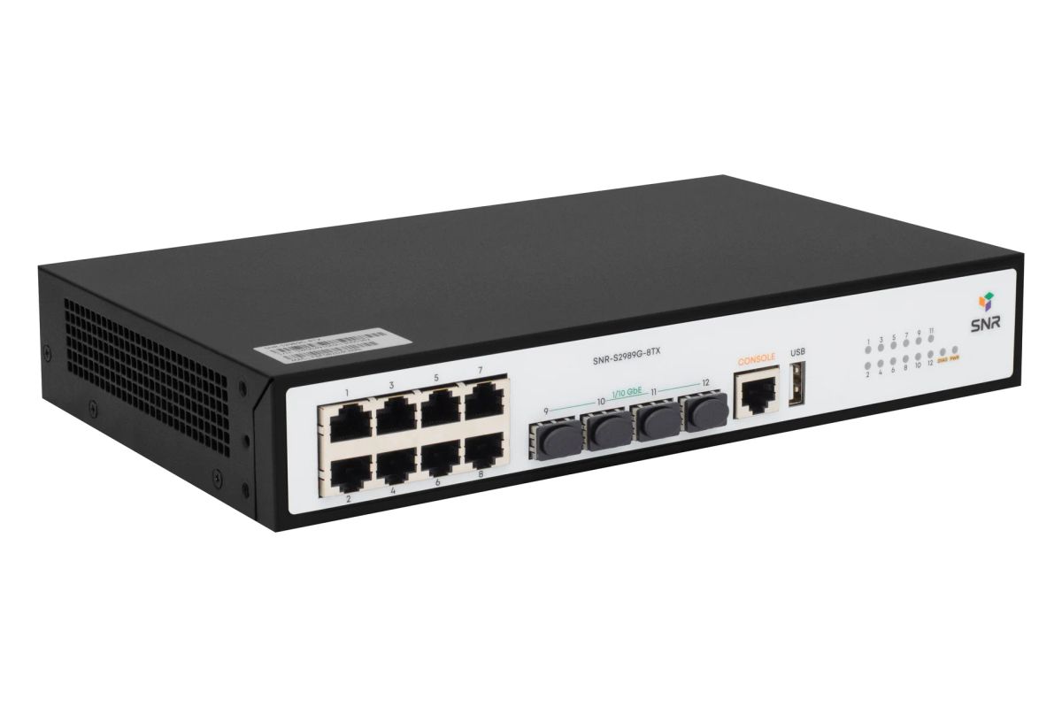 Коммутатор  SNR-S2989G-8TX