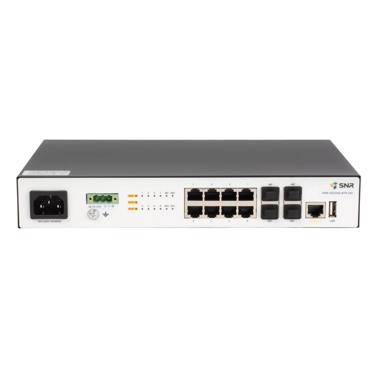 Коммутатор  SNR-S5210G-8TX-DC