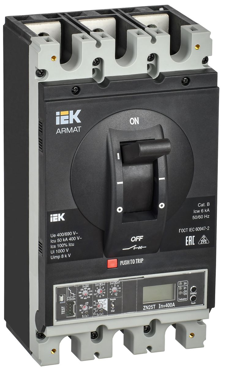 Выключатель автоматический  AR-MCCB-3H-050-0400A-ELPC
