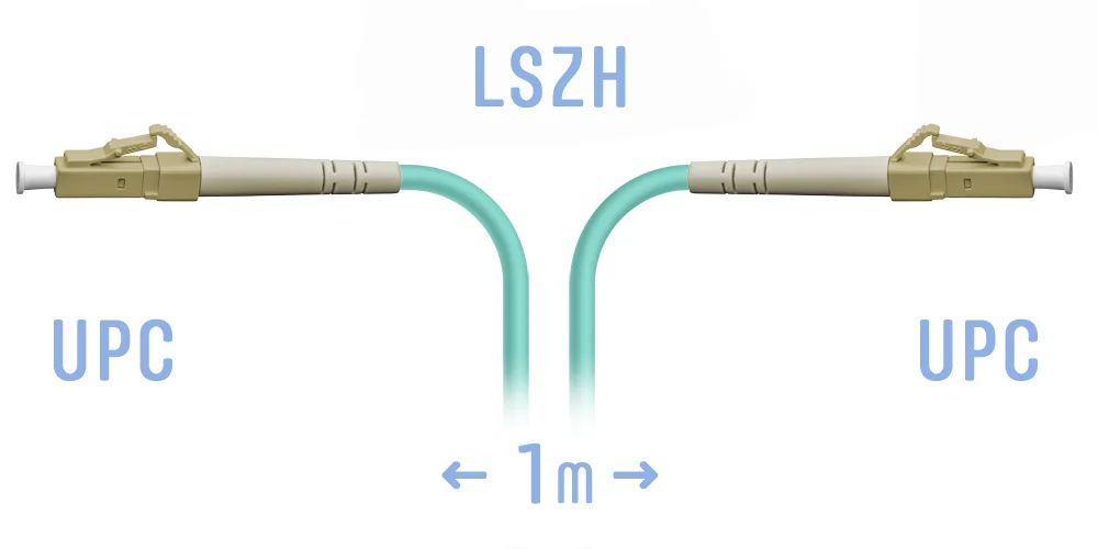 Патч-корд оптический  SNR-PC-LC/UPC-MM-1m