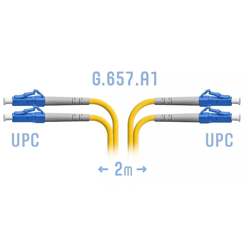 Патч-корд оптический  SNR-PC-LC/UPC-DPX-A-2m