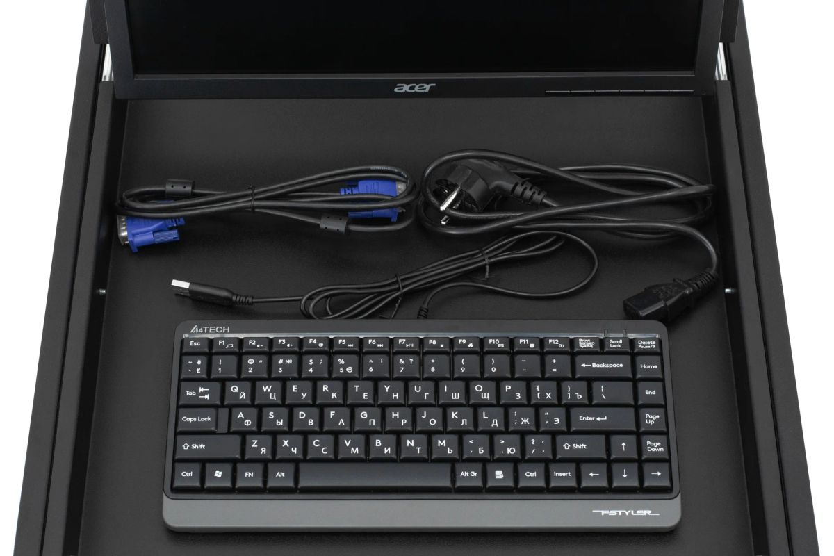 Полка шкафа  SNR-SHELF PULL-OUT-MONITOR 19", KEYBOARD-950