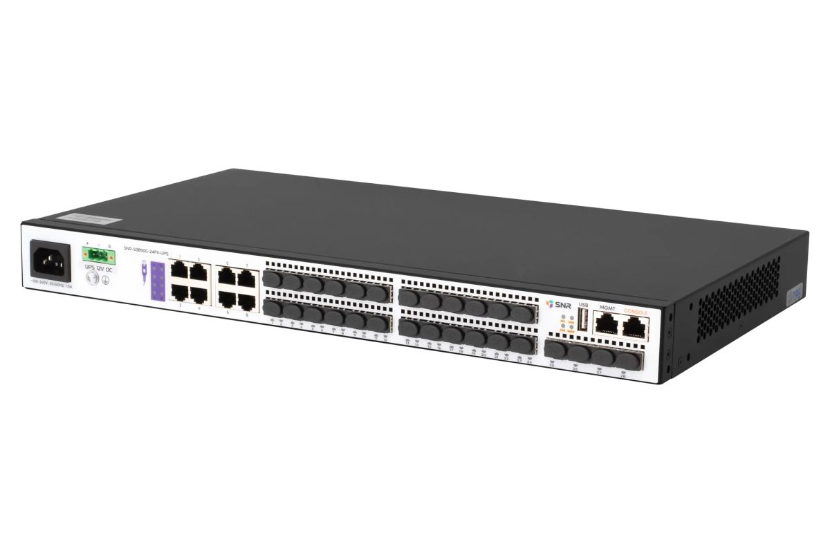 Коммутатор  SNR-S3850G-24FX-UPS