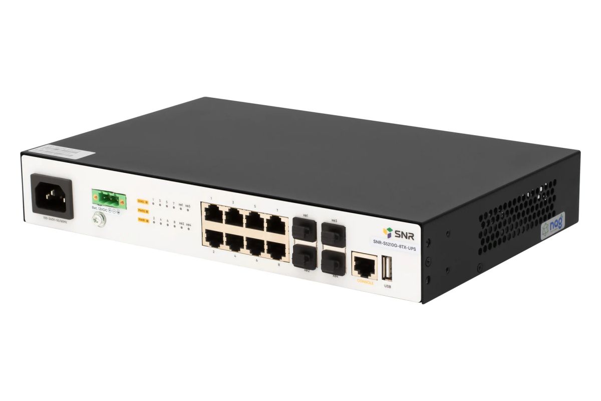 Коммутатор  SNR-S5210G-8TX-UPS