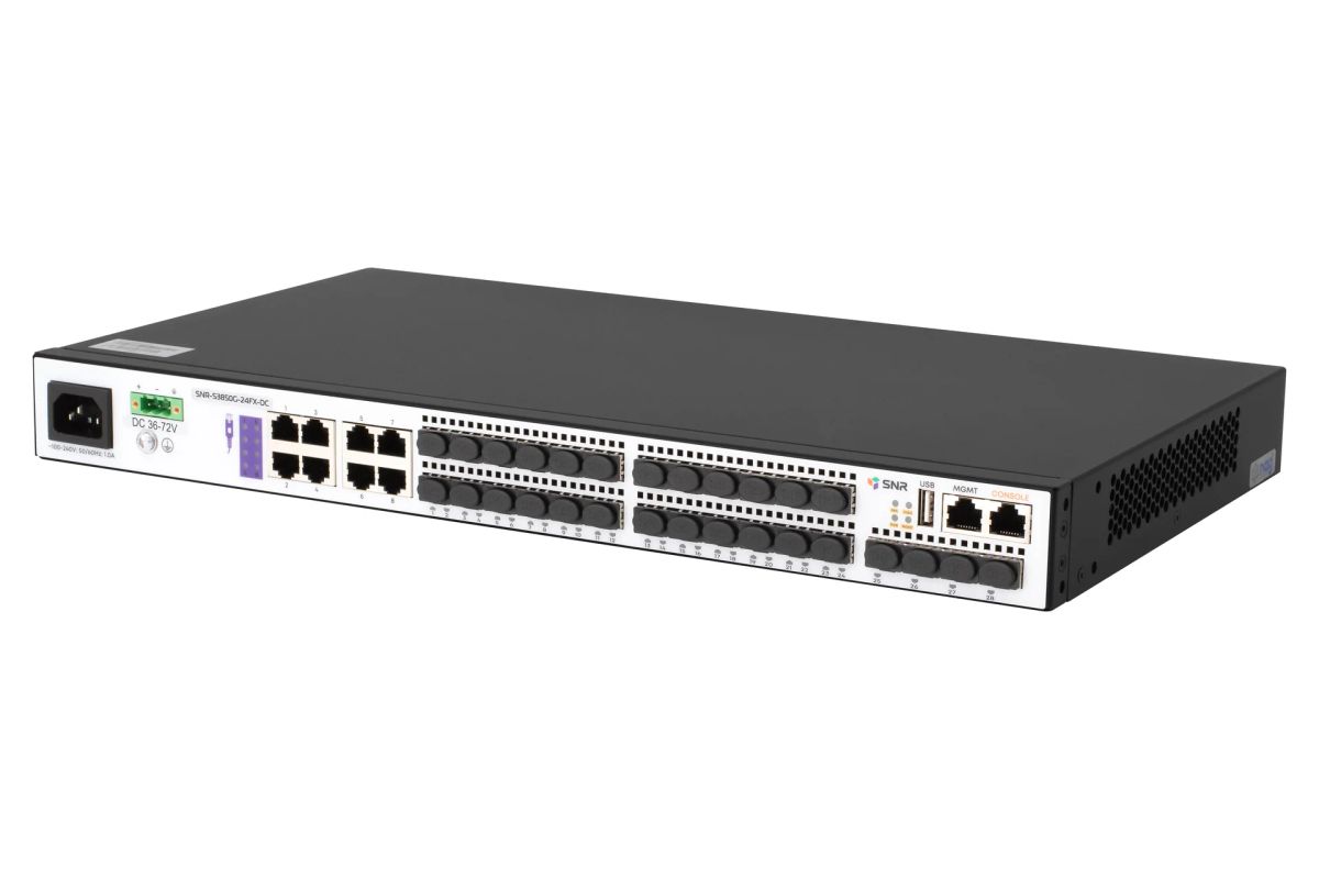 Коммутатор  SNR-S3850G-24FX-DC